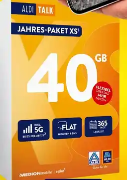 Aldi Süd Aldi Talk Jahrespaket XS Angebot