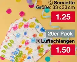 Woolworth Serviette Angebot