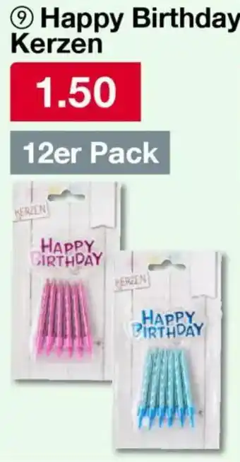 Woolworth Happy Birthday Kerzen Angebot