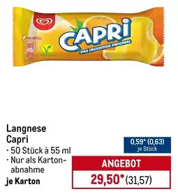 METRO Langnese Capri Angebot