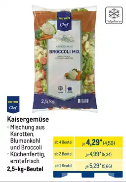 METRO METRO Chef Kaisergemüse Angebot