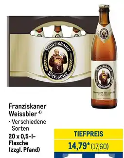 METRO Franziskaner Weissbier Angebot