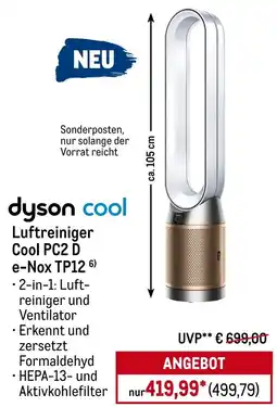 METRO dyson cool Luftreiniger Cool PC2 D e-Nox TP12 Angebot