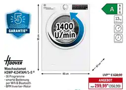 METRO HOOVER Waschautomat H3WP 4134TAM/1-S Angebot