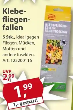 Sonderpreis Baumarkt WECO Klebefliegenfallen Angebot