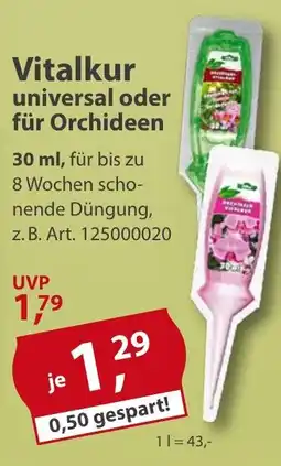 Sonderpreis Baumarkt Vitalkur universal oder für Orchideen Angebot