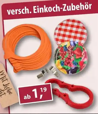 Sonderpreis Baumarkt versch. Einkoch-Zubehör Angebot