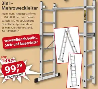 Sonderpreis Baumarkt 3in1- Mehrzweckleiter Angebot