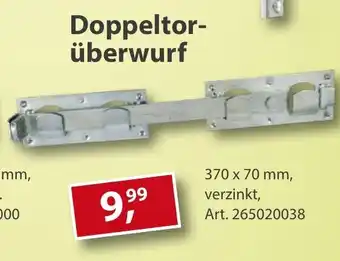 Sonderpreis Baumarkt Doppeltorüberwurf Angebot
