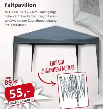 Sonderpreis Baumarkt Faltpavillon Angebot