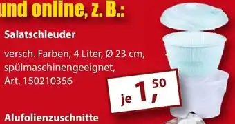 Sonderpreis Baumarkt Salatschleuder Angebot