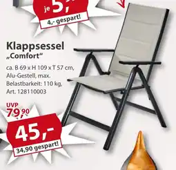 Sonderpreis Baumarkt Klappsessel ,,Comfort" Angebot