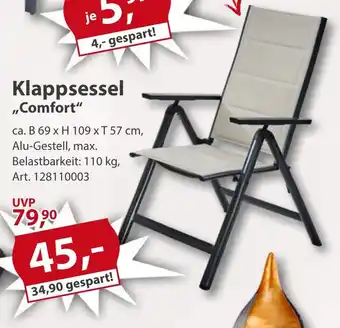 Sonderpreis Baumarkt Klappsessel ,,Comfort" Angebot