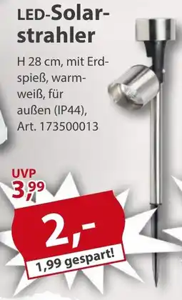 Sonderpreis Baumarkt LED-Solarstrahler Angebot