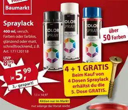 Sonderpreis Baumarkt Spraylack Angebot