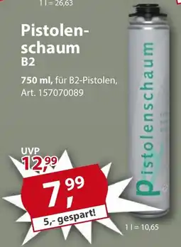 Sonderpreis Baumarkt Pistolenschaum B2 Angebot