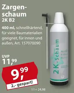 Sonderpreis Baumarkt Zargenschaum 2K B2 Angebot
