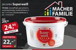 Sonderpreis Baumarkt DECOPRO Superweiẞ Angebot