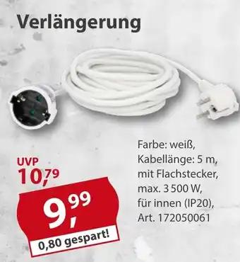 Sonderpreis Baumarkt Verlängerung Angebot