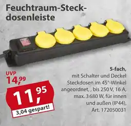 Sonderpreis Baumarkt Feuchtraum-Steckdosenleiste Angebot