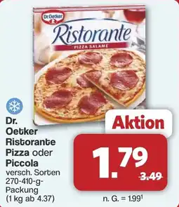 Famila Nord West Dr. Oetker Ristorante Pizza oder Piccola Angebot