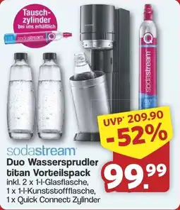 Famila Nord West sodastream Duo Wassersprudler titan Vorteilspack Angebot