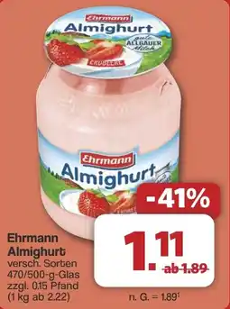 Famila Nord West Ehrmann Almighurt Angebot