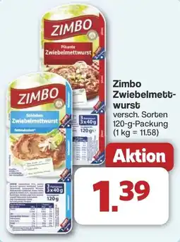 Famila Nord West Zimbo Zwiebelmettwurst Angebot