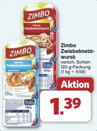 Famila Nord West Zimbo Zwiebelmettwurst Angebot