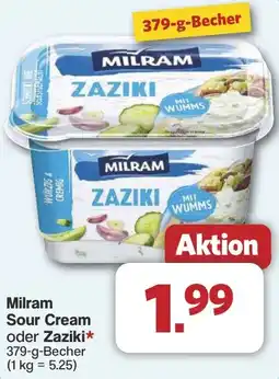 Famila Nord West Milram Sour Cream oder Zaziki Angebot