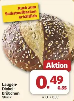 Famila Nord West Laugen-Dinkelbrötchen Angebot