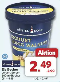Famila Nord West KÜSTEN GOLD Eis Becher Angebot