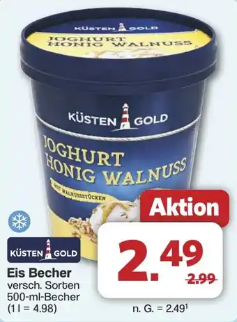 Famila Nord West KÜSTEN GOLD Eis Becher Angebot