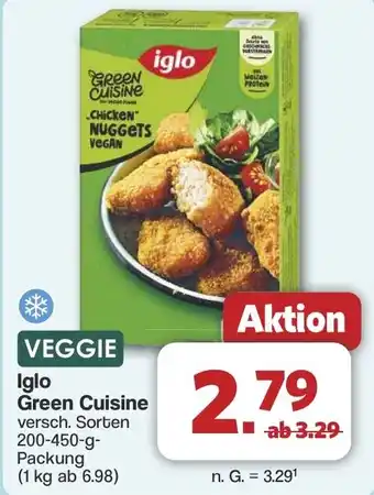 Famila Nord West Iglo Green Cuisine Angebot