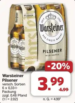 Famila Nord West Warsteiner Pilsener Angebot