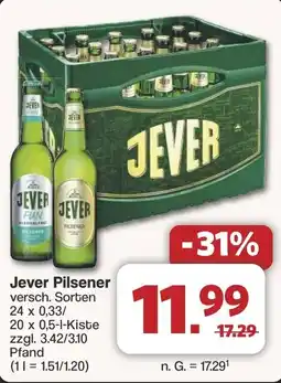 Famila Nord West Jever Pilsener Angebot