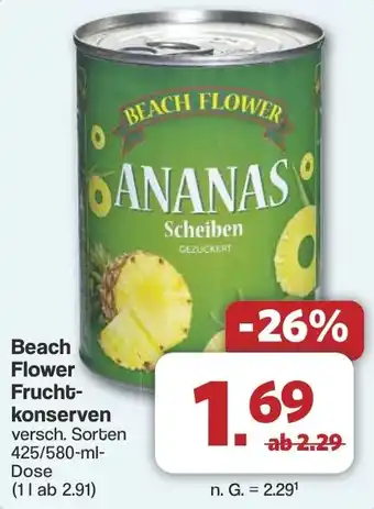 Famila Nord West Beach Flower Fruchtkonserven Angebot