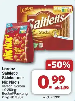Famila Nord West Lorenz Saltlett Sticks oder Nic Nac's Angebot