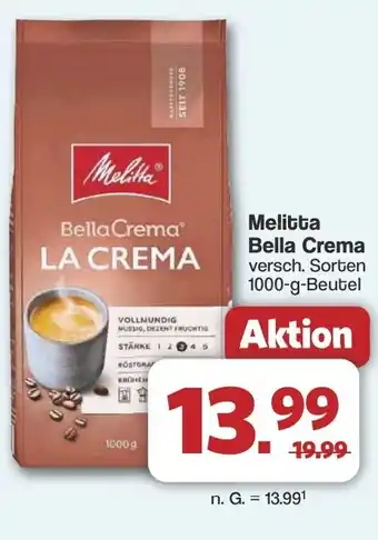 Famila Nord West Melitta Bella Crema Angebot