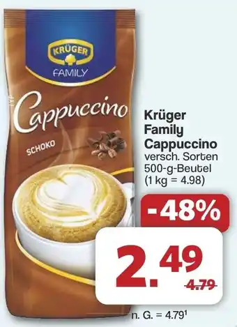 Famila Nord West Krüger Family Cappuccino Angebot