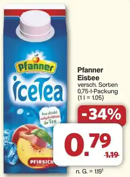 Famila Nord West Pfanner Eistee Angebot