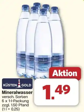 Famila Nord West KÜSTEN GOLD Mineralwasser Angebot
