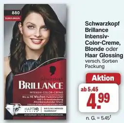 Famila Nord West Schwarzkopf Brillance Intensiv-Color-Creme, Blonde oder Haar Glossing Angebot