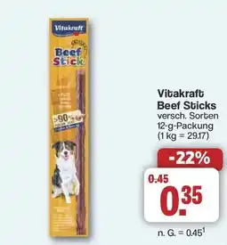 Famila Nord West Vitakraft Beef Stick Angebot