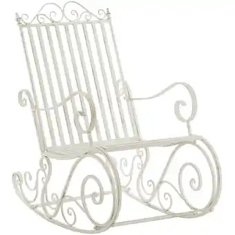 Netto Marken-Discount CLP Schaukelstuhl Smilla im Landhausstil I Garten-Schwingstuhl aus Eisen Angebot