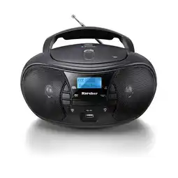 Netto Marken-Discount Karcher RR 5028D Boombox mit CD/MP3, USB, BT, DAB+/FM-Radio Angebot
