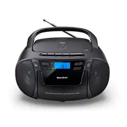 Netto Marken-Discount Karcher RR 5045 Boombox mit CD/MP3- & Kassettenplayer, USB Angebot