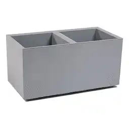 Netto Marken-Discount Pflanzkübel Beton 80 Caro Rollen 100% recycled hellgrau Angebot