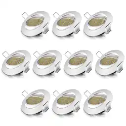 Netto Marken-Discount Brandson LED Einbaustrahler schwenkbar Warmweiß 3000K Deckenspot / Deckenstrahler 5W - 320 Lumen Angebot
