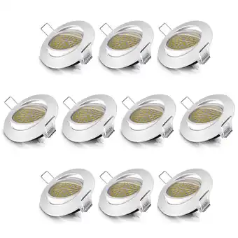 Netto Marken-Discount Brandson LED Einbaustrahler schwenkbar Warmweiß 3000K Deckenspot / Deckenstrahler 5W - 320 Lumen Angebot